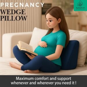 spinearch baby bed support & lambar support half moon shape (36x8x4)