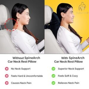 spinearch chair car neck rest pillow (10x9x3.5)
