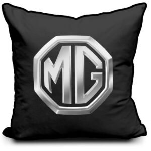 spinearch brand logo car back rest cushion (12x12x4)