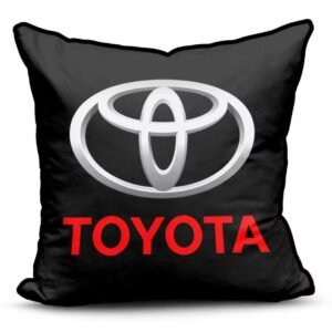spinearch brand logo car back rest cushion (12x12x4)